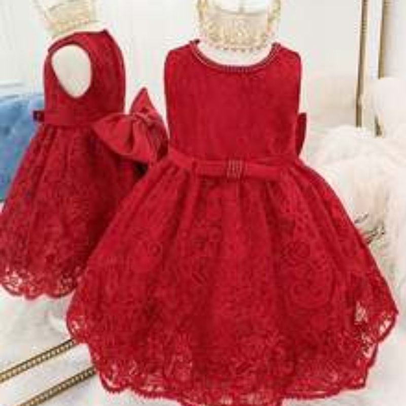 Trang phục quần áo ra báp têm công chúa trang phục trẻ em ăn mặc trang phục