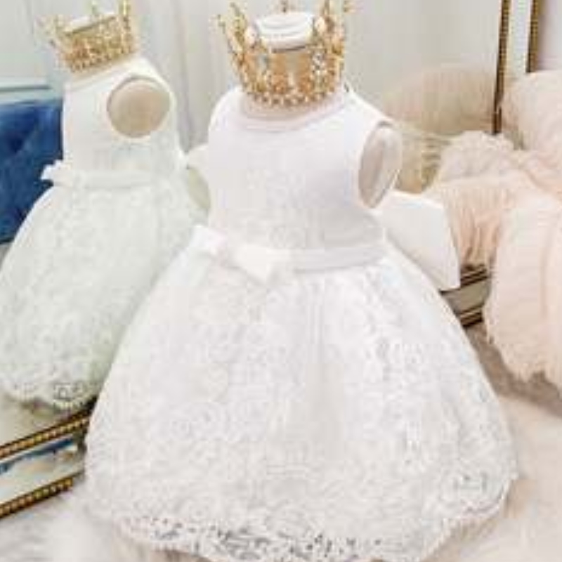 Trang phục quần áo ra báp têm công chúa trang phục trẻ em ăn mặc trang phục