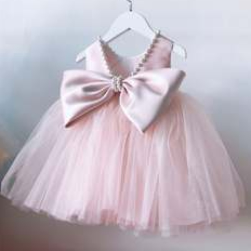 Baige oem hoa xanh cô gái đám cưới piano sinhnhật một tuổi váynhỏ cô gái catwalk show trẻ em công chúa dz007