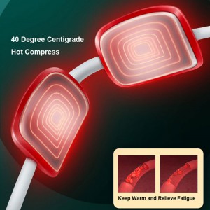 Máy mát xa cổ có mạch điện di động để giảm đau, massage cổ thông minh với máy mát xa điểm kích hoạtnhiệt