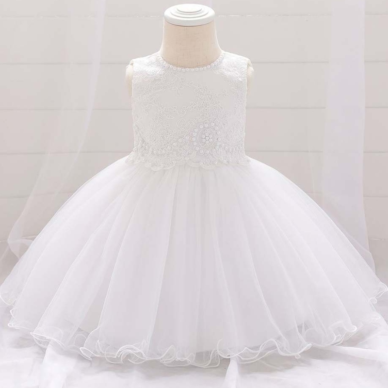 2021 Chất lượng cao bé gái Ball Ball Váy sơ sinh Váy công chúa Váy lưới L1933XZ