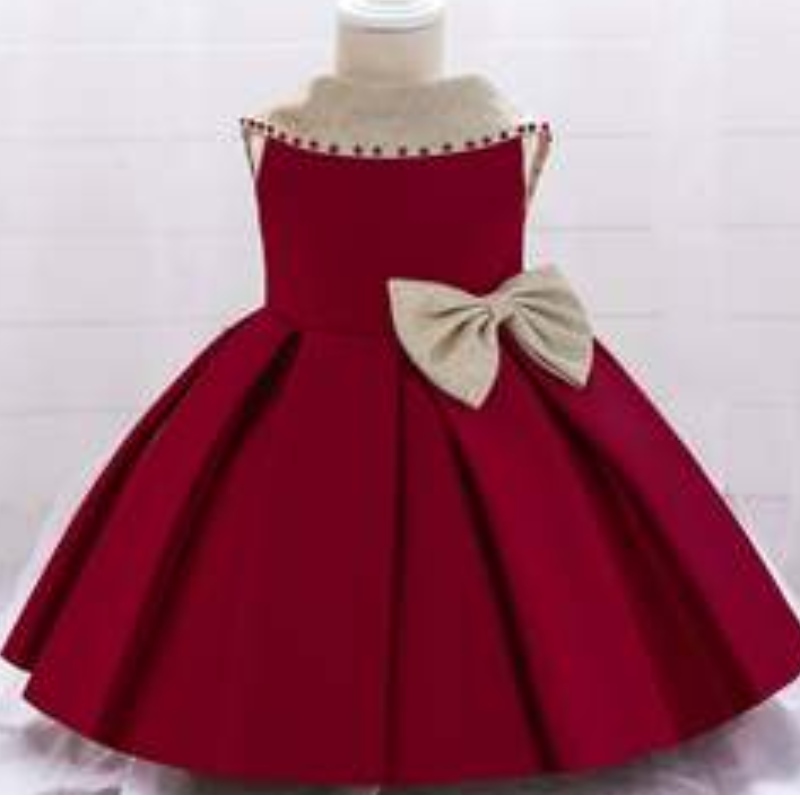 Baige bán buôn vàng chiffon frocks thiết kế mềm xù trẻ em trẻ em bé gái công chúa tiệc tutu váy