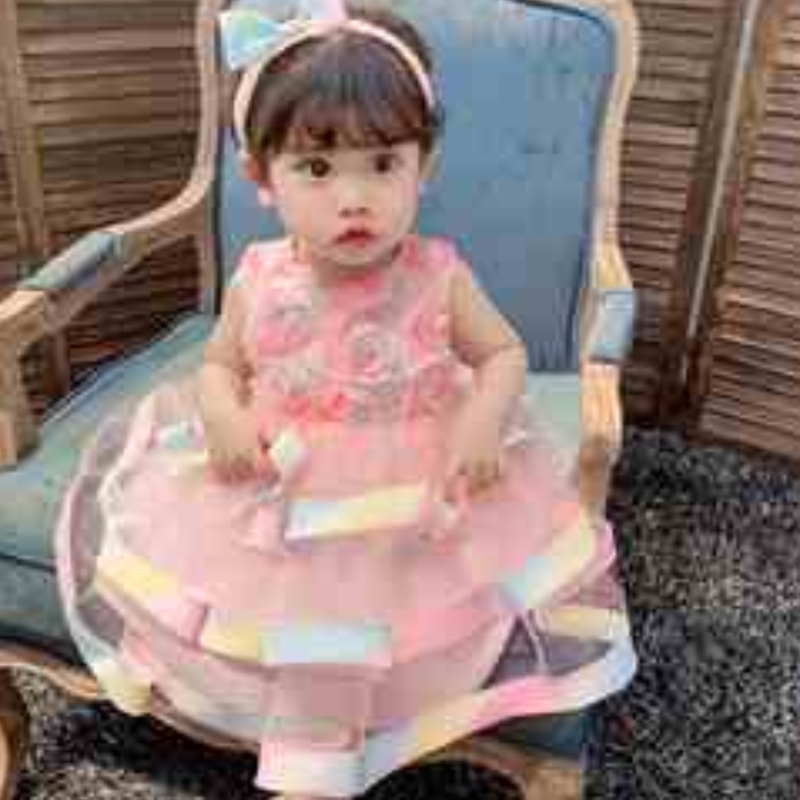 Baige Wholesale Kids Party mặc váy sơ sinh Tutu Thiết kế bé gái Bánh hoa Bánh sinhnhật