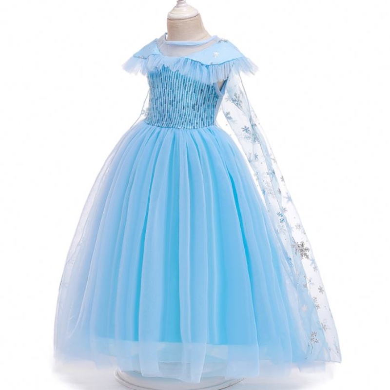 Baige sản phẩm mới Công chúa trang phục trẻ em KidsaSa elsa Anna thời trang cô gái trang phục ăn mặc quần áonữ