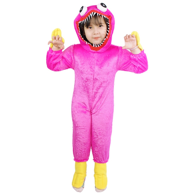 Thiết kế mới Kids Jumpsuit Poppy Playtime Cosplay Cosplay Trang phục Halloween cho bé trai và bé gái
