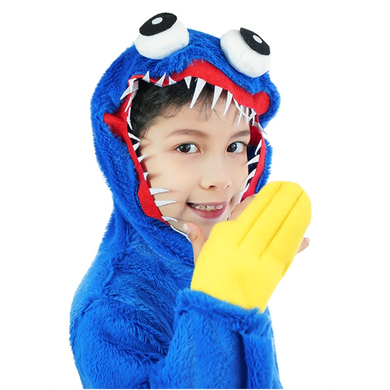 Thiết kế mới Kids Jumpsuit Poppy Playtime Cosplay Cosplay Trang phục Halloween cho bé trai và bé gái
