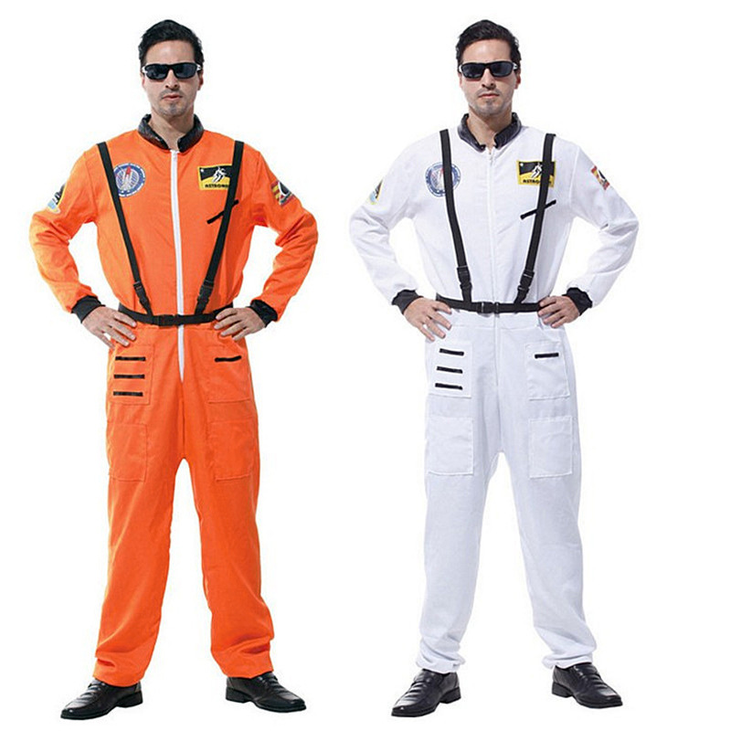 2022 Hot2022 Bánnóng Trang phục Halloween chongười đàn ông Astronaut Spacesuit Orange và White Trang phục cosplay Cosplay Trang phục bán trang phục Halloween chongười đàn ông Astronaut Spacesuit Orange và White Trang p...