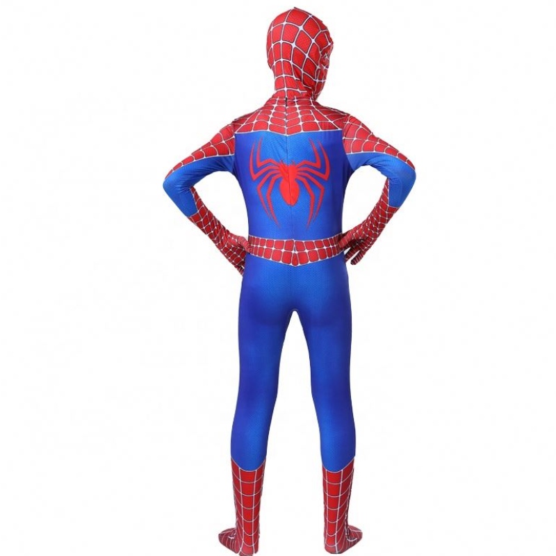 Bộ phim kinh điển của bộ phim kinh điển Anime Jumpsuit cho Halloween Carnival Amazing Spiderman Cosplay Cosplay cho trẻ em với mặtnạ