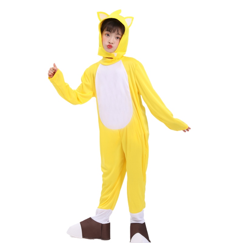 Halloween Kids Deluxe Trang phụcnhím trang phục Cosplay Sonic Tails Trang phục