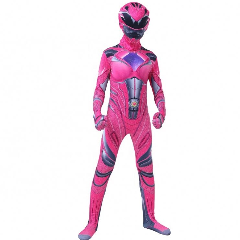 Nhân vật hoạt hình truyện tranhnóng bỏng Halloween Power Ranger Trang phục với mặtnạ cho trẻ em