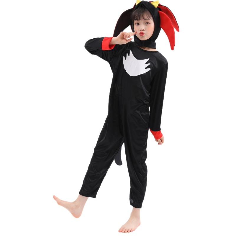 Bánnóng chất lượng cao Sonic The Hedgehog Jumpsuits Bộ trang phục cosplay Halloween cho bé trai và bé gái