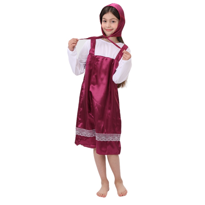 Trẻ em Fancy Fairy Talenhân vật cosplay masa trang phục đỏ trang phục mui xe
