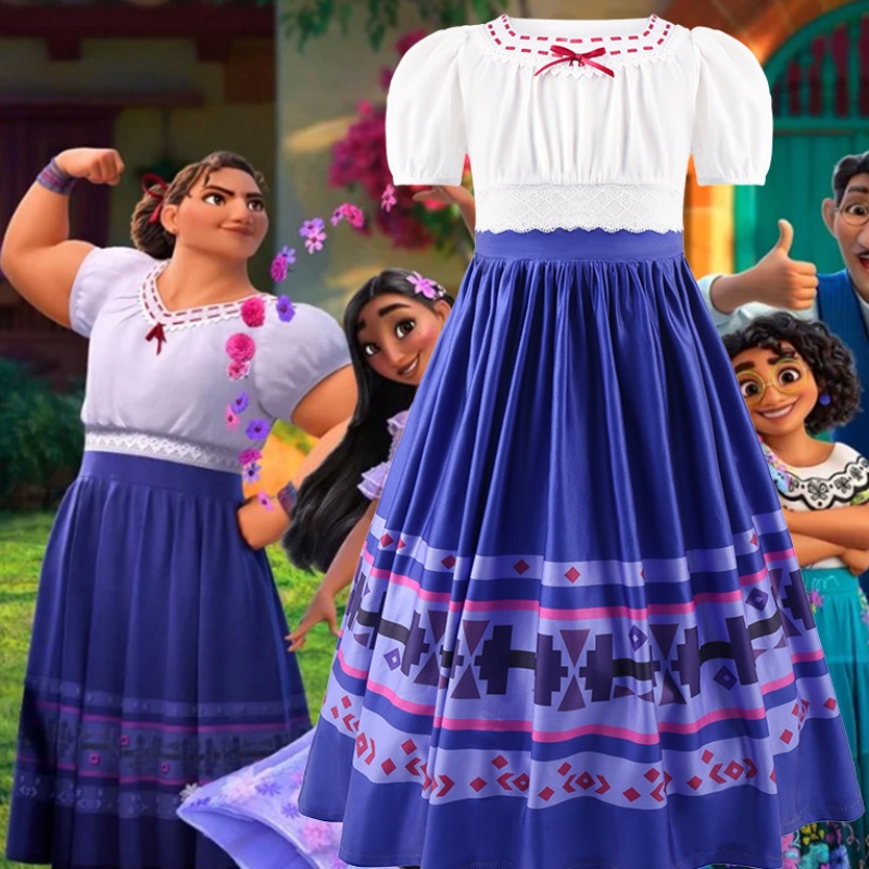 Ids Magic Princess Mirabelle Dress for Girls Trang phục trẻ em Halloween Cosplay Nhập vai