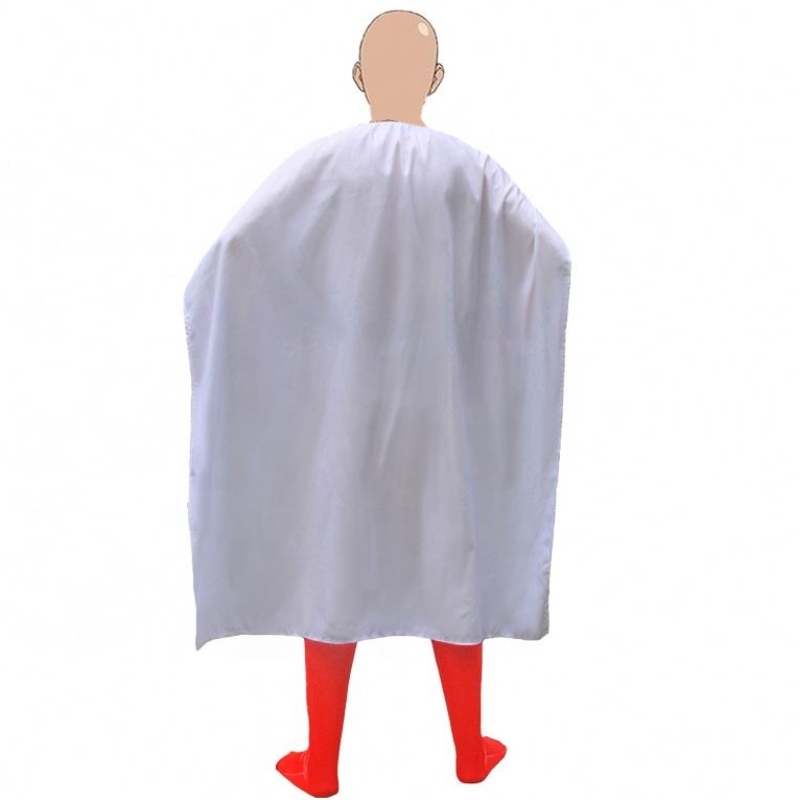 Bữa tiệc Halloween Halloweennổi tiếngnhất&adults Superhero Jumpsuit với Cloak Cosplay Anime One Punch Man Saitama Trang phục hoạt hình
