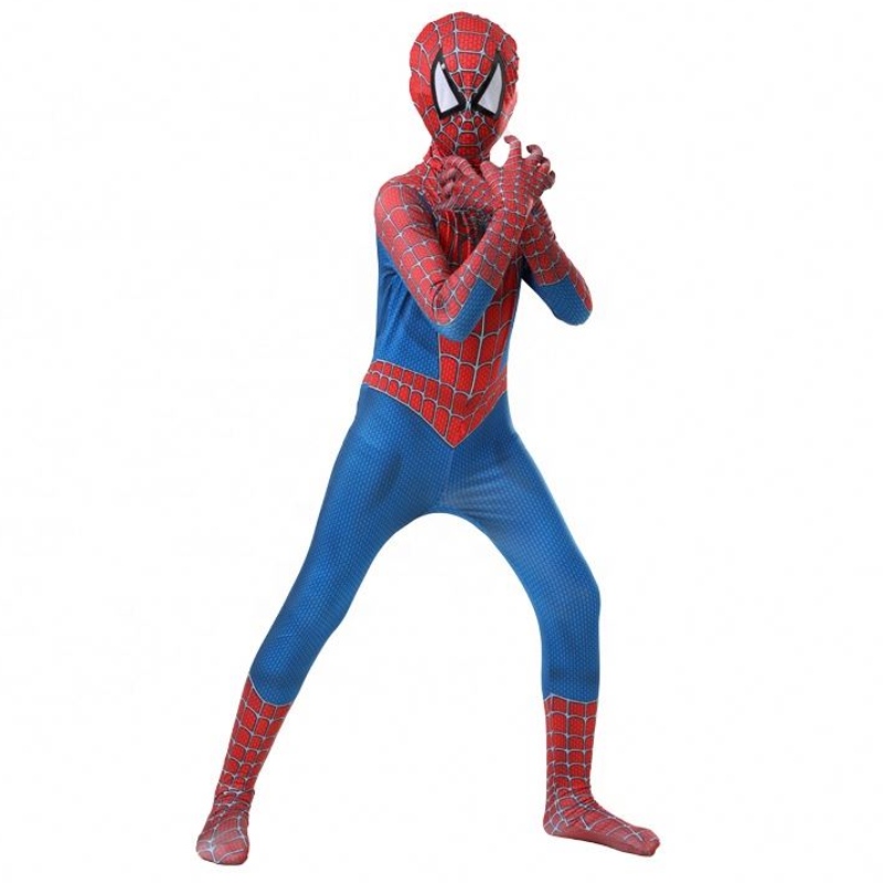 Được sản xuất tại Trung Quốc Nhà máy cổ điển Blue&red Avenger Suit TV&movie Superhero Jumpsuits Anime Anime Halloween Spiderman