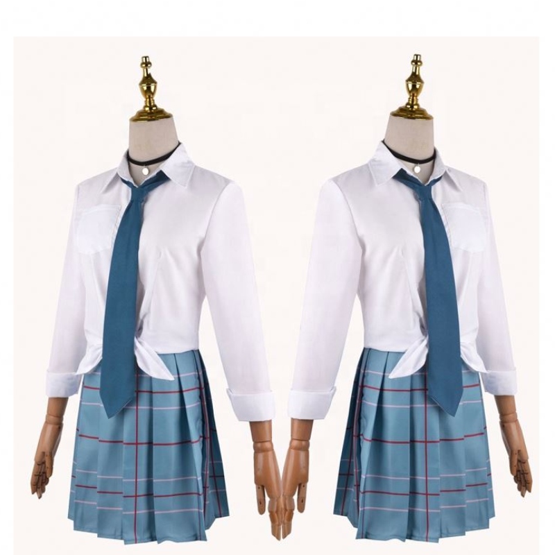 Anime My Dress-Up Darling Marin Kitagawa Cosplay Cosplent School Đồng phục Trang phục trang phục Halloween Carnival Suit