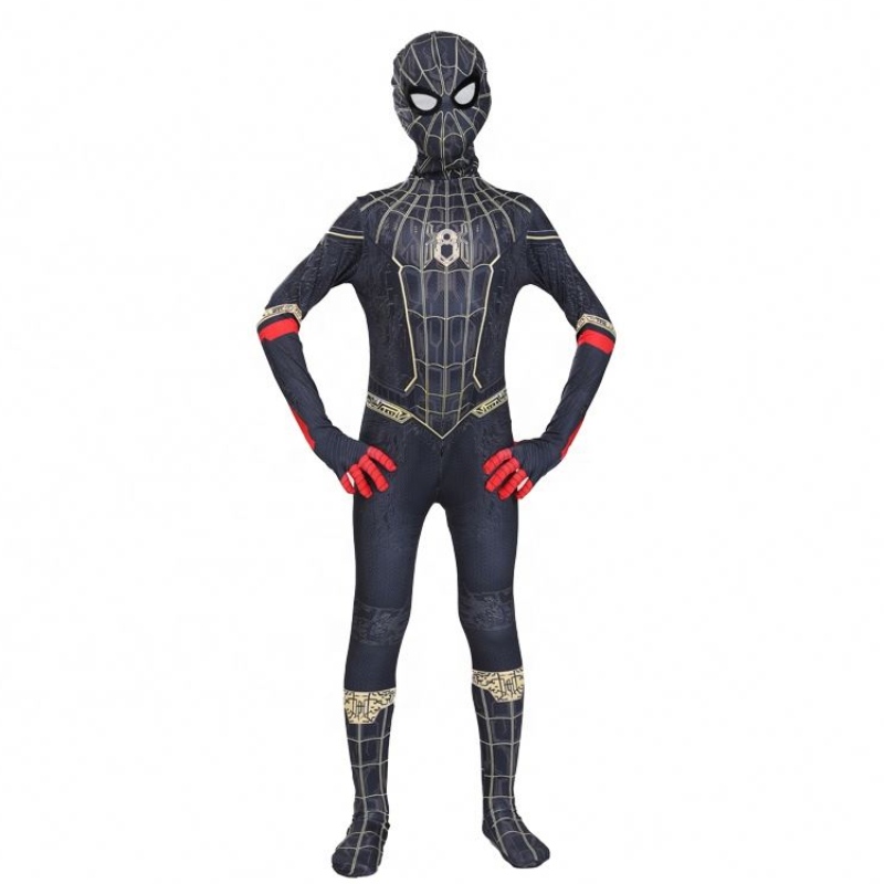 Jumpsuit Fancy Người lớn và Trẻ em Halloween Cosplay Bodpsuit Red Black Spandex 3D In Quần áo Ngườinhện Ngườinhện Trang phục