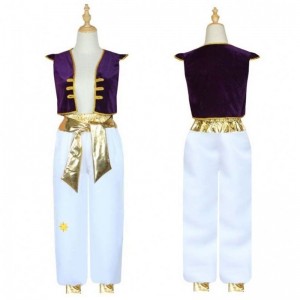 Halloween Aladdin Magic Lamp Suit Suit Cap Cap