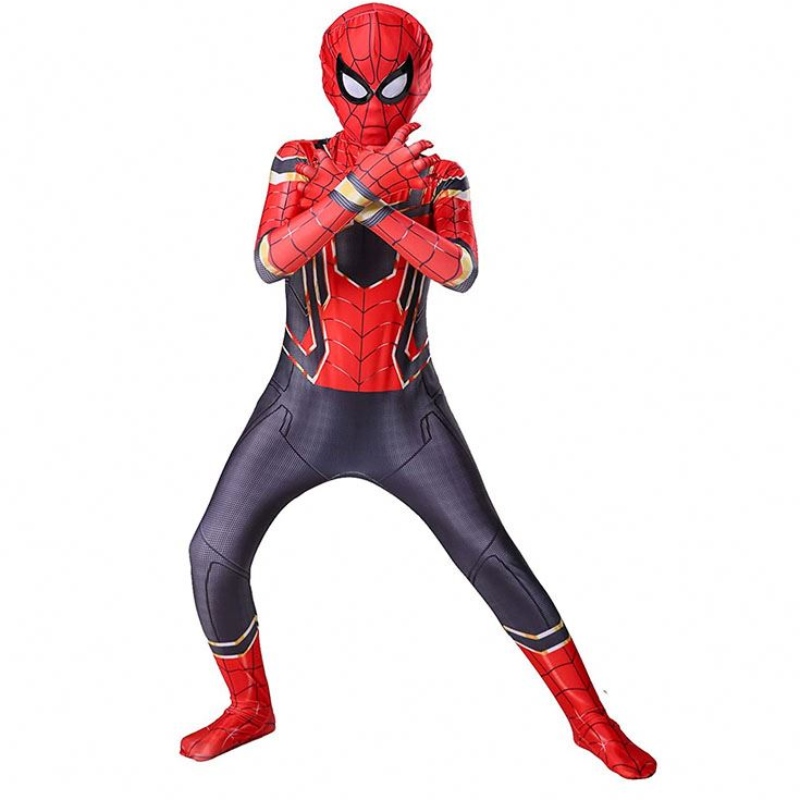TV&phim cosplay trang phục Zentai Spiderman Superhero Bodysuit Spandex phù hợp cho trẻ em được làm tùy chỉnh