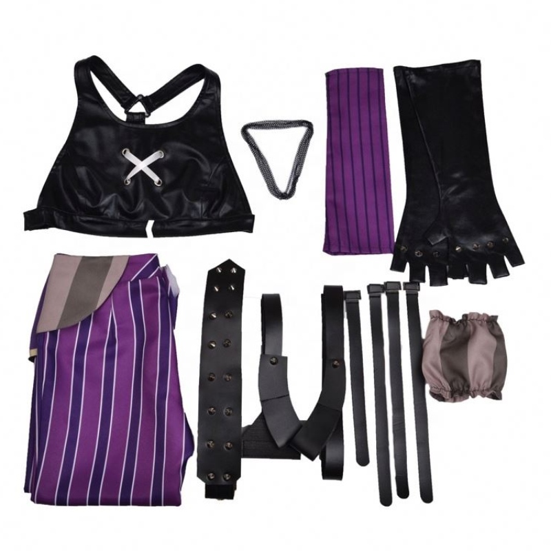 Trò chơi bán buôn phù hợp cosplay phù hợp với halloween party sets hiệu suất anime mặc đồ luxanna của trang phục lol