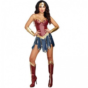 2021 Đảng Sexy Wonder Woman Trang phục Halloween chongười lớn
