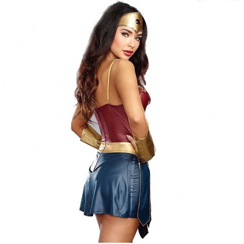 2021 Đảng Sexy Wonder Woman Trang phục Halloween chongười lớn
