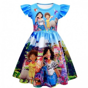 Baige Mirabel Cosplay Trang phục Girls Cô gái Flutter Sleeve Váy thông thường