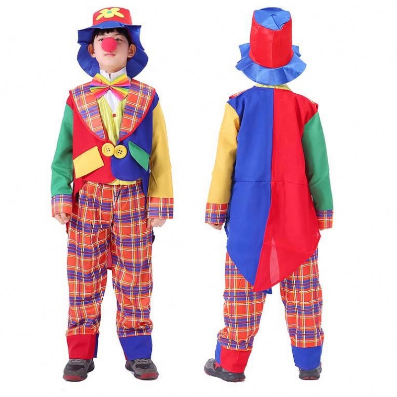 Halloween Kid Holiday Variety Fun Full Set Trang phục Cosplay Clown Quần áo bộ quần áo HCBC-027