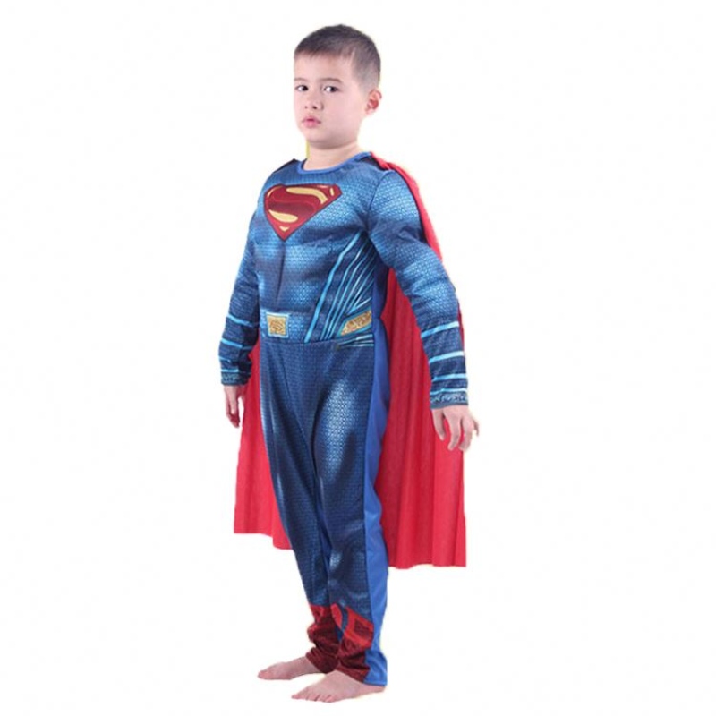 Halloween Cosplay Party Fancy Dress Kids Super Hero Siêu anh hùng Cơ bắp Trẻ em Siêu Người đàn ông Quần áo