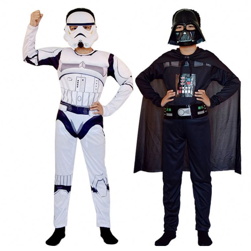 Trooper Skywalker Cosplay Trang phục trẻ em Boys Halloween Carnival Party Quần áo Cape Mask