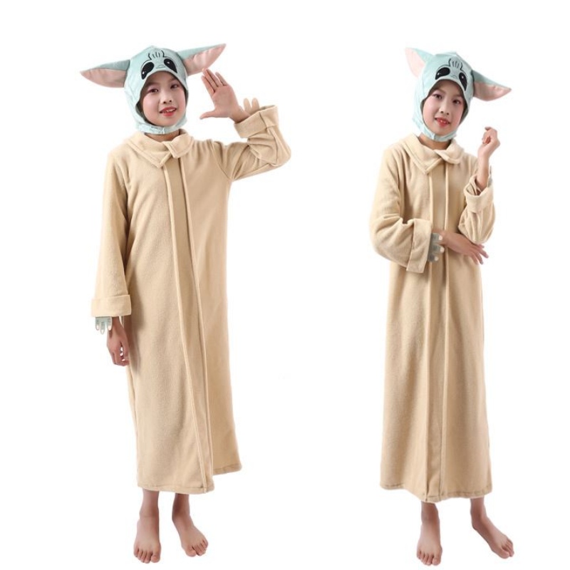 Em bé Yoda Cosplay Trang phục Yoda War Anime Kids Coverall