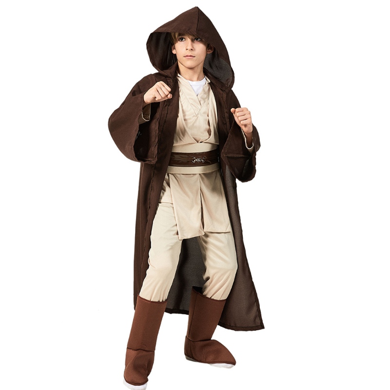 Trang phục cosplay Jedi Robe Halloween cổ điển của đứa trẻ dành cho trẻ em
