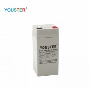 4V 4.5Ah ac axit chì kín pin AGM 4V pin sạc cho ánh sáng khẩn cấp