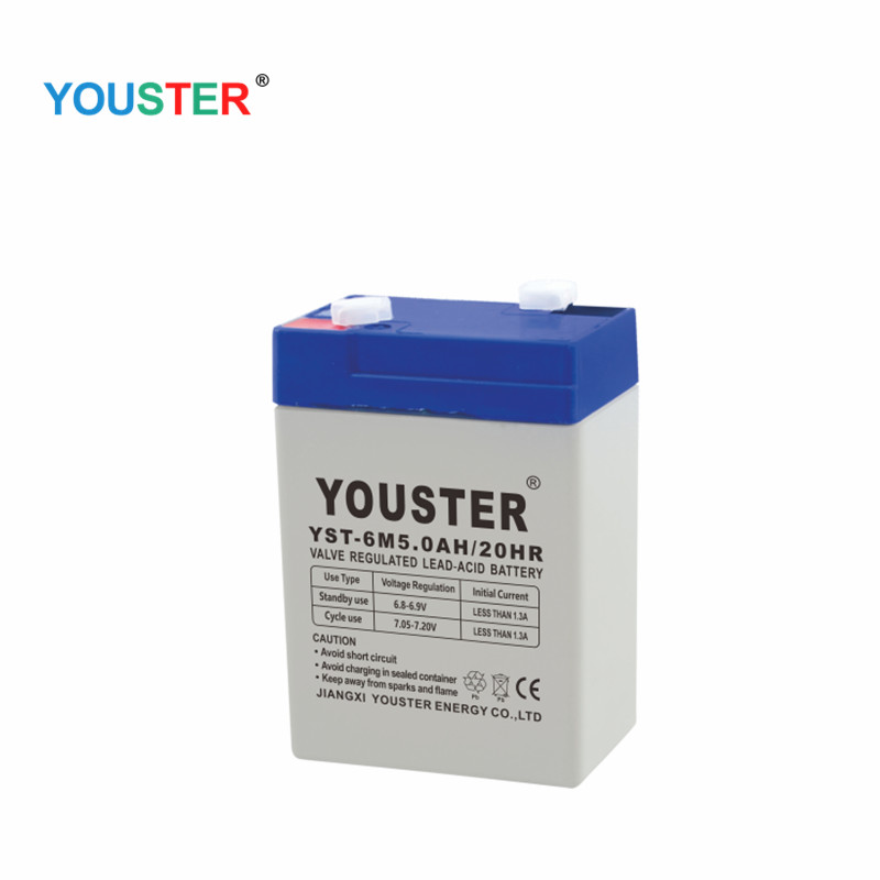 Pin của YOUSTER ACID PIN 6V 5.0Ah Sử dụng pin để chiếu sáng/UPS/CCTV/home Thiết bị/Solar/inverter