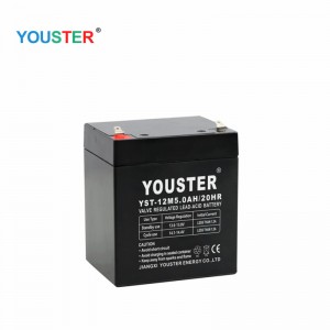 YOUSTER LONG LIFE AGM SEALED Acid Acid Pin 12V 5AH BACKUP BACKUP