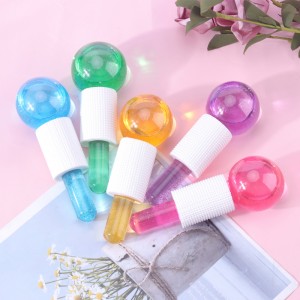 Magic Ice Roller Ball Blue Glitter Pink Fine Line Face Nâng đóng băng làm mát khuôn mặt làm đẹp Quả cầu băng