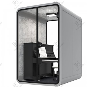 Mô phỏng thiết bị trưng bày phòng thu thép lạnh Phòng làm việc âm thanh Phòng trụ gọi điện thoại Booth Luyện Ngục