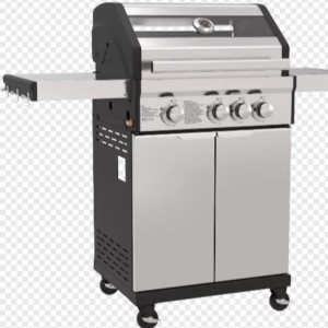 Tiệc nướng nướng không có kẹo nướng trên lò nướng trên sàn nhà tiệc BBQ nướng với xe bọc bánh