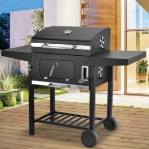 Hiện đại thương mại Large Portable Cửa ngoài bãi than Grill Backyard Party Grill with Shelves