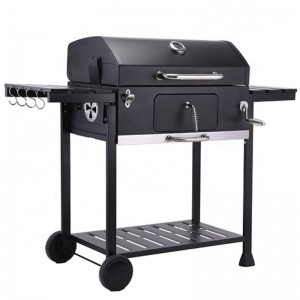 Hiện đại thương mại Large Portable Cửa ngoài bãi than Grill Backyard Party Grill with Shelves