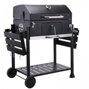 Hiện đại thương mại Large Portable Cửa ngoài bãi than Grill Backyard Party Grill with Shelves