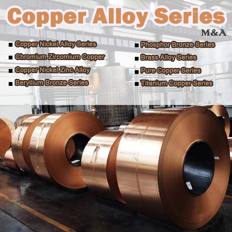 Kích cỡ C7025 C7035, tách riêng của Copper, Nickel Alloy Coil