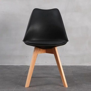 Bán buôn Ghế ăn bằngnhựa hiện đại Bistro Cafe Restaurant Ghếnhựa acrylic đầy màu sắc và một chiếc đệm mềm