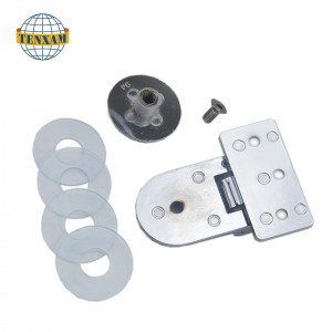 Bản lề hạt tròn vào tường