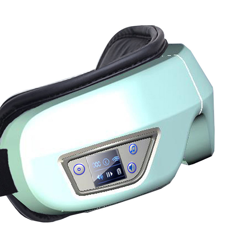 Máy mát xa mắt áp suất không khínóng 6D vớinhiệt, rung động Bluetooth âmnhạc thông minh mát xa mắt, massage đền thíchnghi để thư giãn mắt, cải thiện lưu thông mắt, giảm mắt khô, quầng thâm, thư giãn.