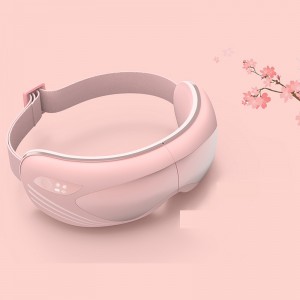 Thiết kế mới 4D Visual Electric Air Áp suất không khí Massager, di động Mini thông minh áp suất không khí MEGIGUE MIGRAINES Kính mặtnạ thông minh Rung Nóng Nóng để thư giãn mắt, Cải thiện lưu thông mắt, giả...