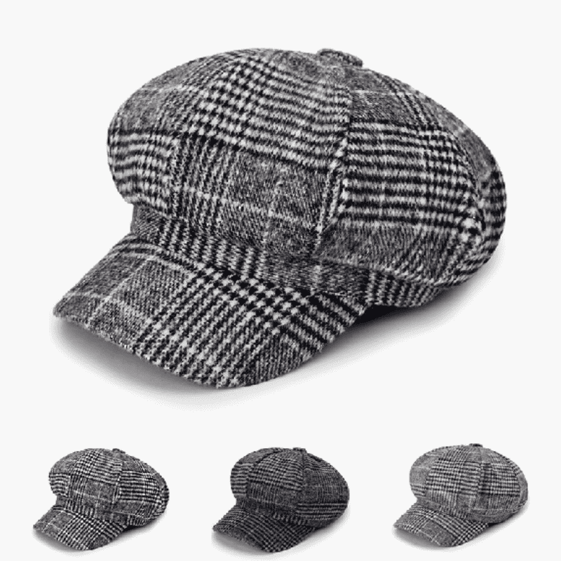 Phụnữ Beret Newsboy Mat French Mũ cổ điển Mũ mùa đông mùa thu