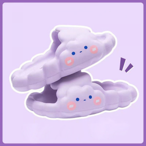 2022 Mùa xuân mùa hè đệm unisex trongnhàngoài trời bãi biển mềm mại dễ thương sandal đáng yêunền tảngnền tảngnền tảng đám mây trượt