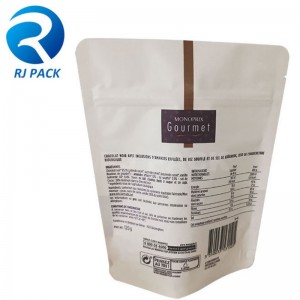 Máy in kỹ thuật số bán buôn giấy kraft doypack với dây kéo