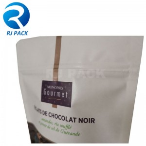 Máy in kỹ thuật số bán buôn giấy kraft doypack với dây kéo